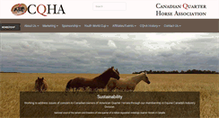 Desktop Screenshot of cqha.ca