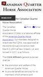 Mobile Screenshot of cqha.ca